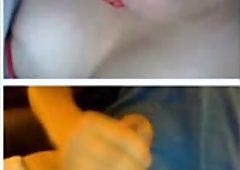 Chatroulette chat random mexican with nice tits and tongue