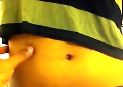 Navel tickling in HD (Found on Youtube)