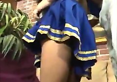 Ebony cheerleader Jade